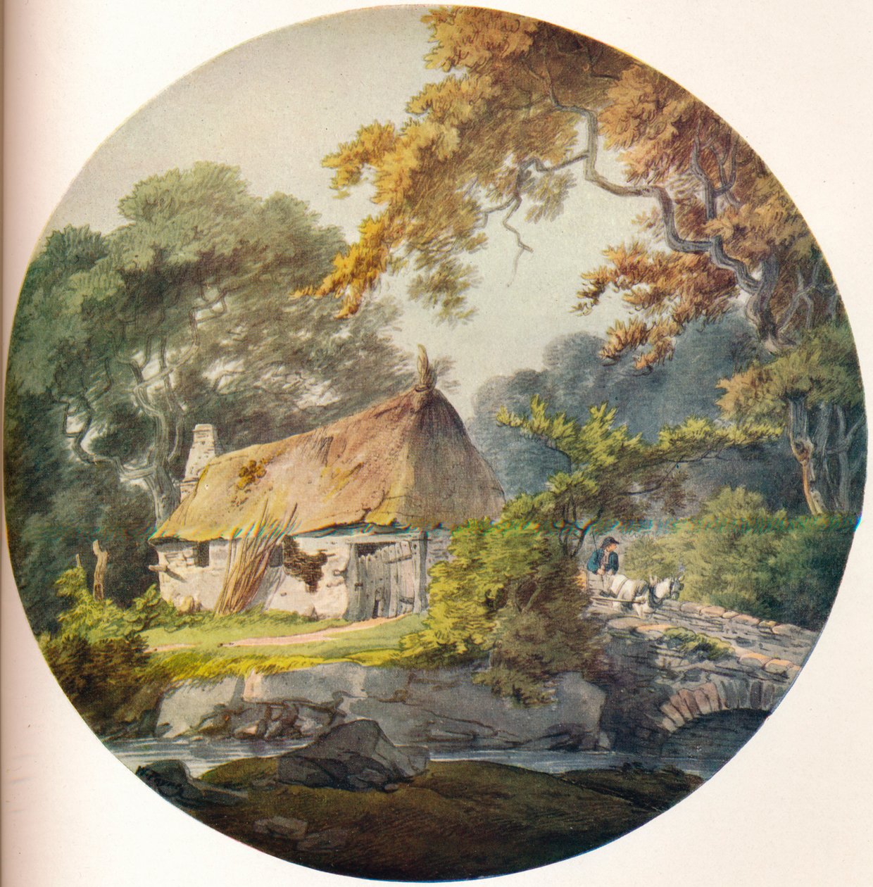 Casebre perto de Yealmpton, Devon, 1921 de Unbekannt