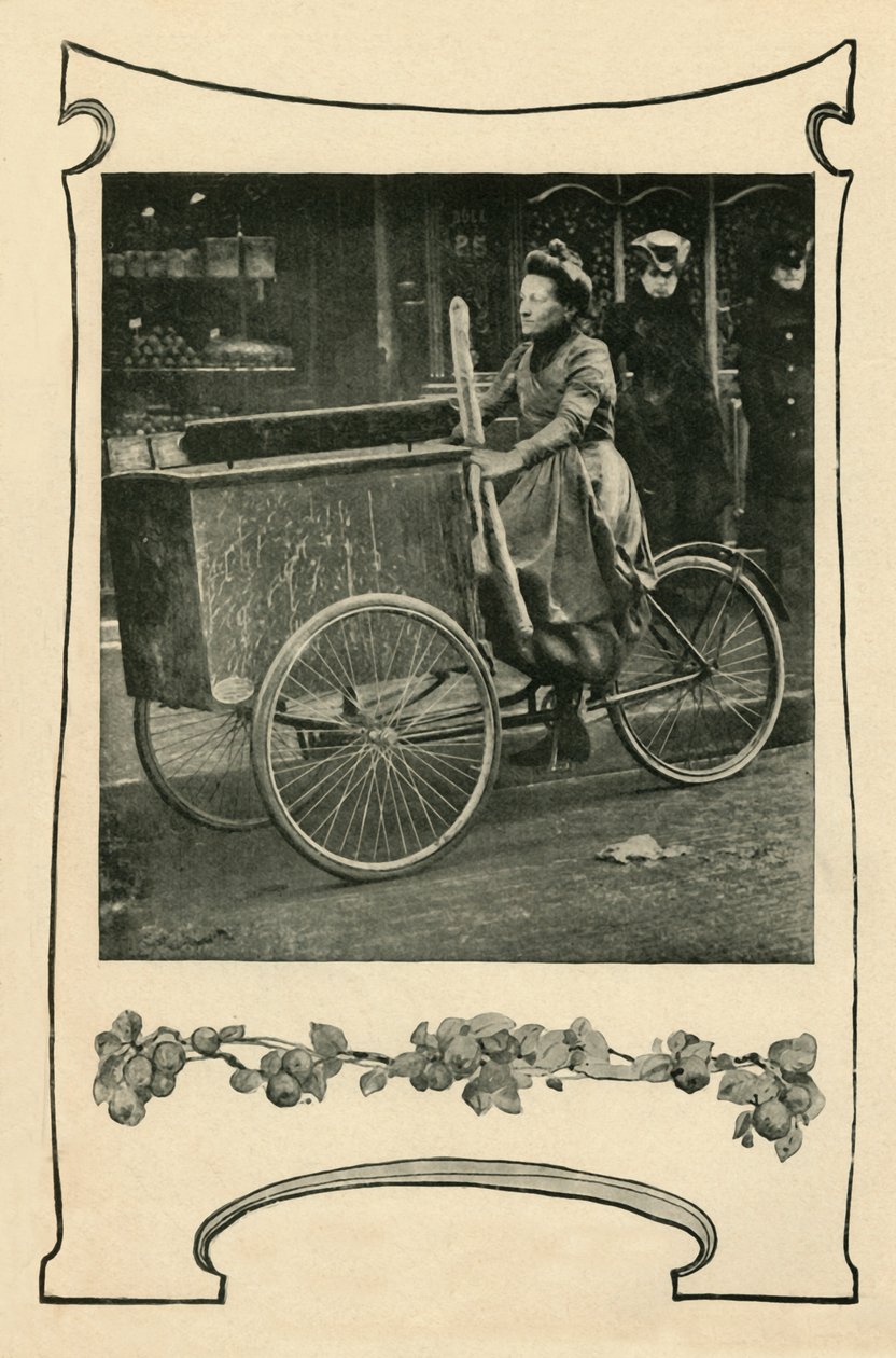 Como o pão é entregue em Paris, 1901. de Unbekannt