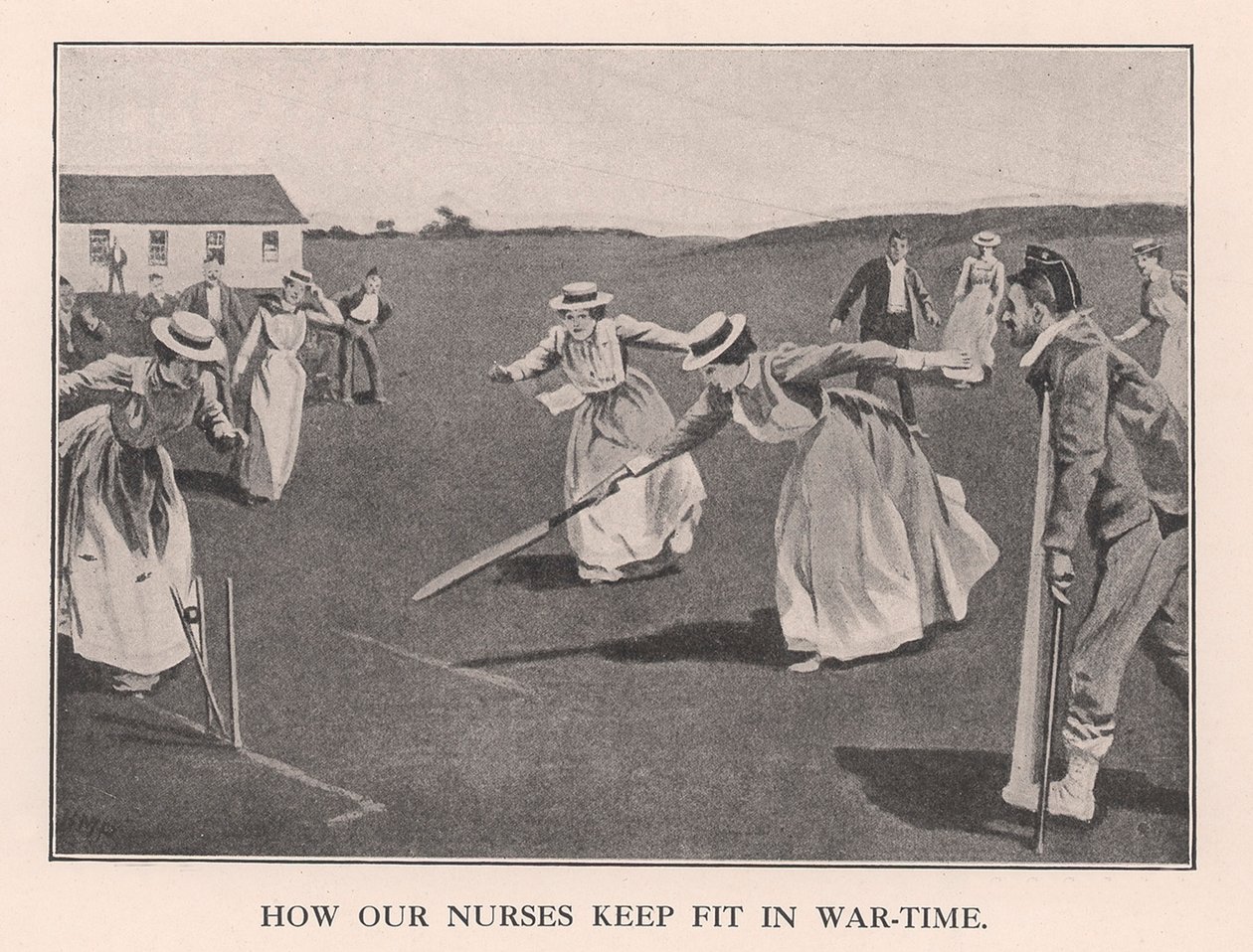 Como nossas enfermeiras se mantêm em forma no período da guerra, 1901 1912 de Unbekannt