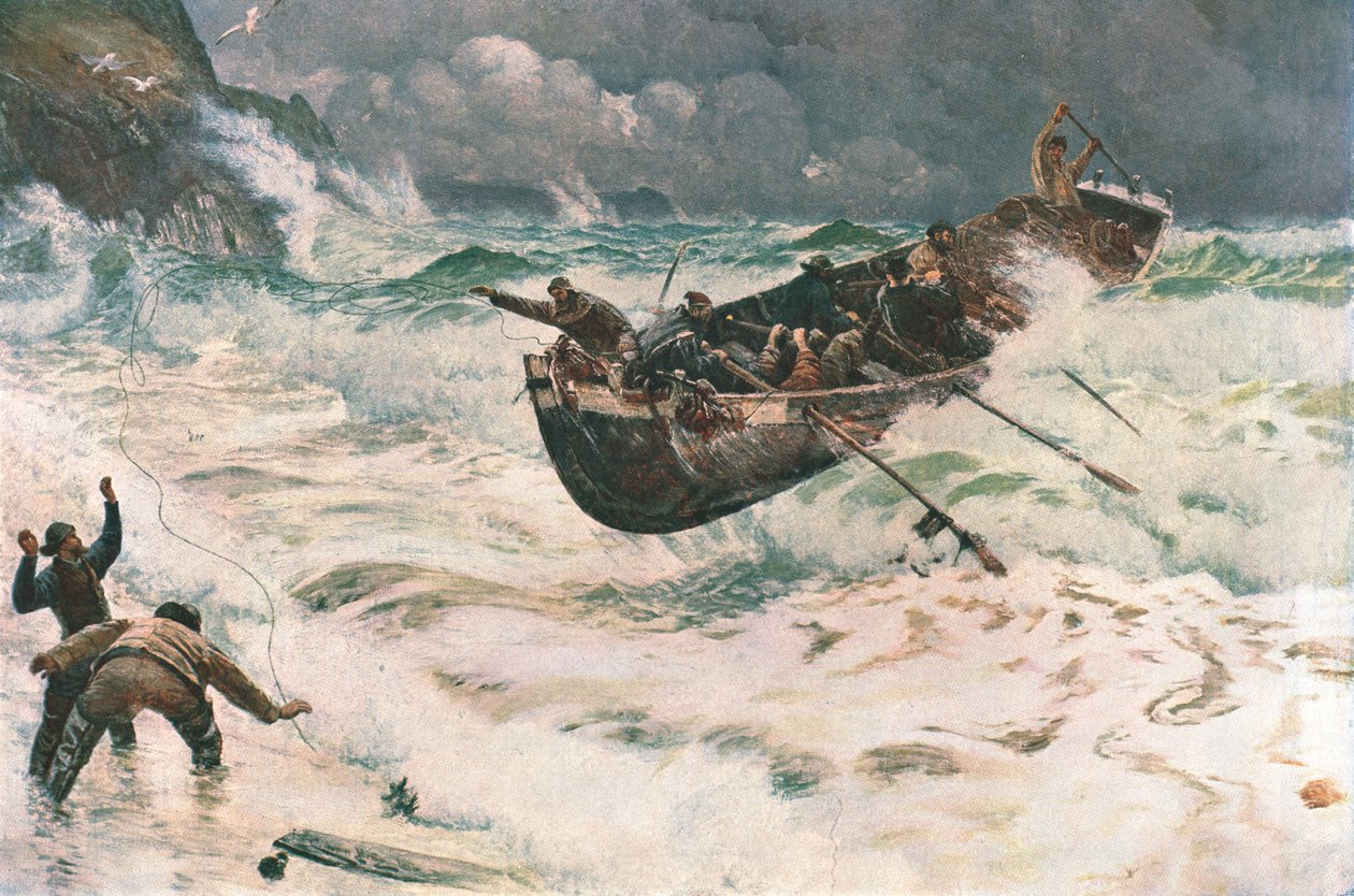 Como o barco chegou em casa 1886, c1902. de Unbekannt