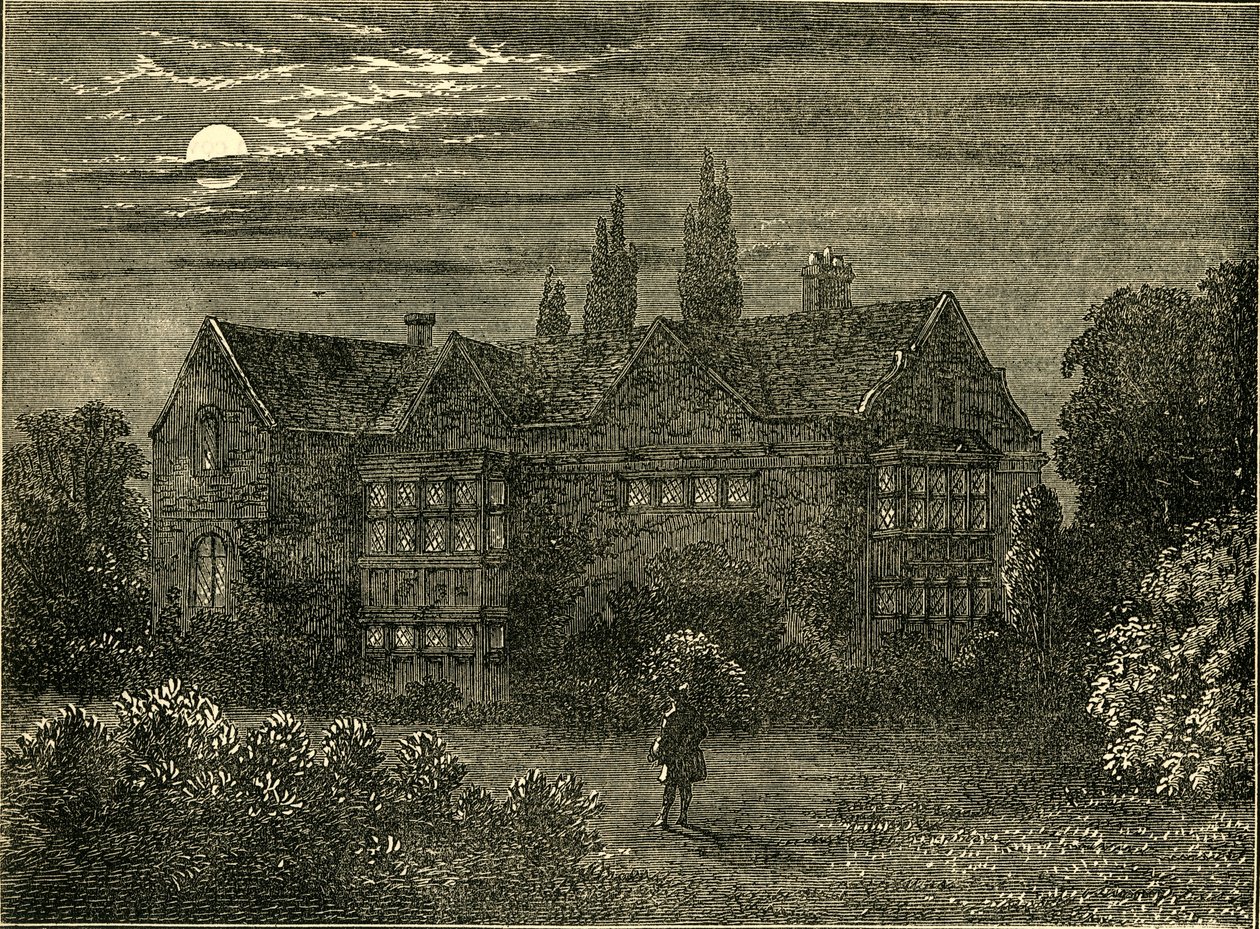 Howards House, em Clapton, por volta de 1800, c1876. de Unbekannt