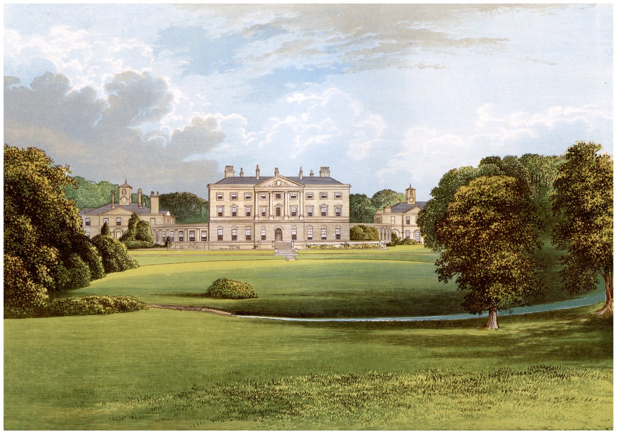 Howick Hall, Northumberland, casa de Earl Grey, c1880 de Unbekannt