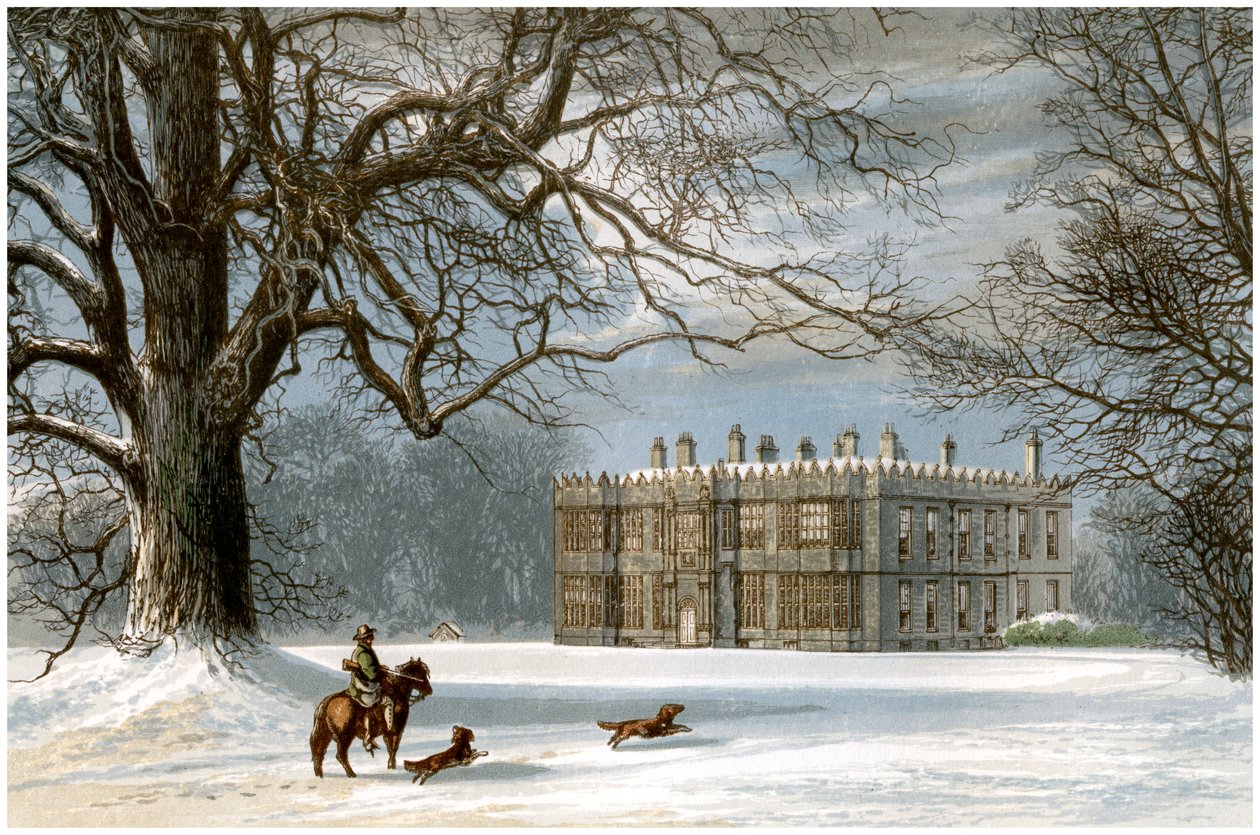 Howsham Hall, Yorkshire, casa da família Cholmley, c1880 de Unbekannt