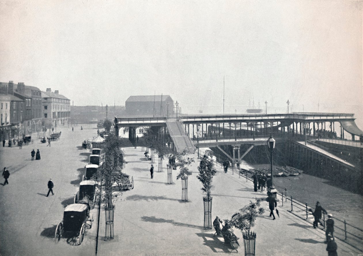 Casco - o cais e a frente, 1895 de Unbekannt