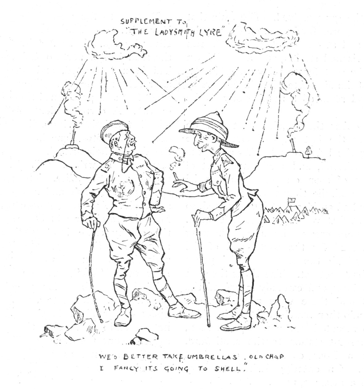 Humores do cerco, 1902 de Unbekannt