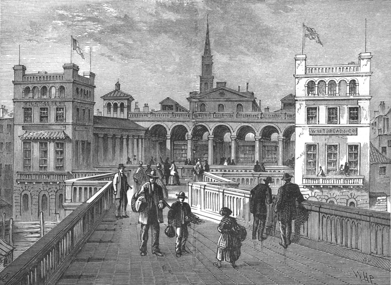 Mercado de Hungerford da ponte, 1850 1897 de Unbekannt