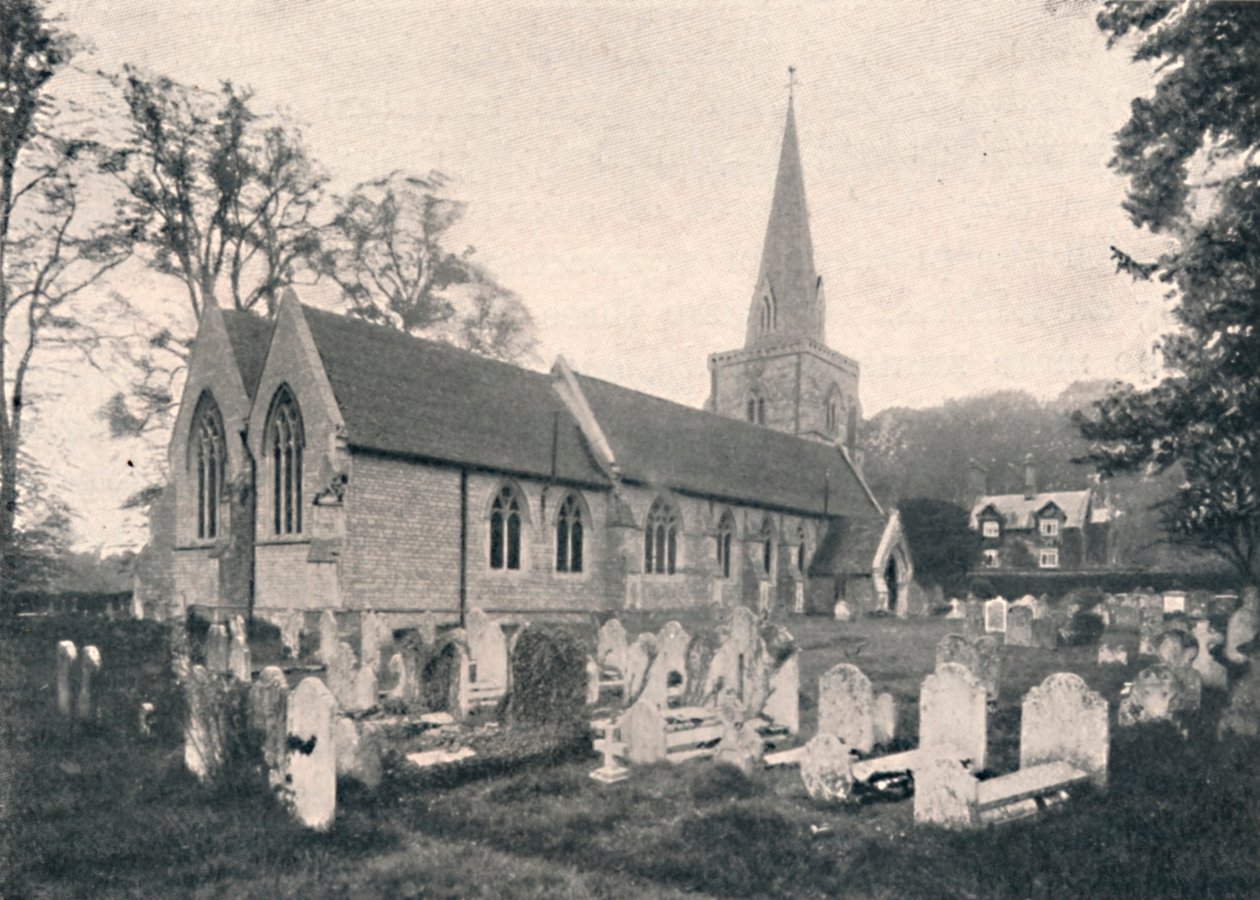 Igreja e Reitoria de Hursley, 1904 de Unbekannt