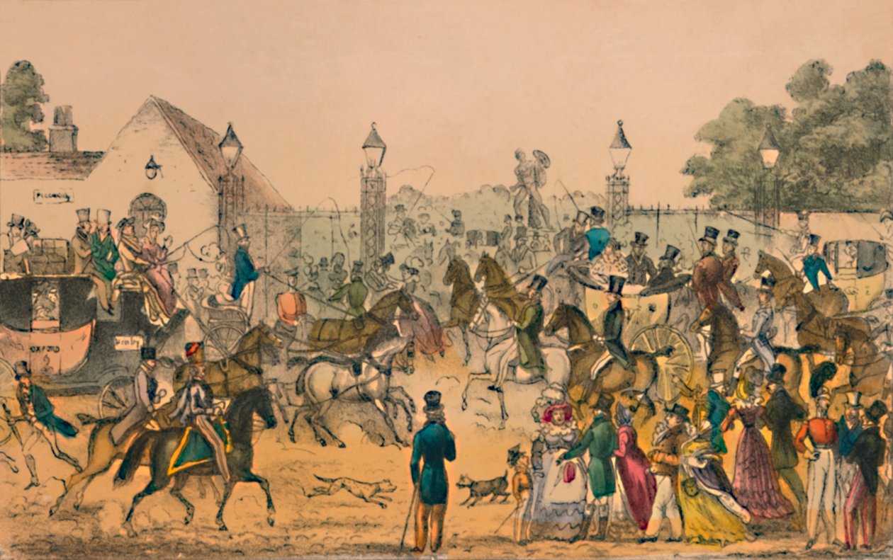 Canto do Hyde Park, 1825, c1870 de Unbekannt