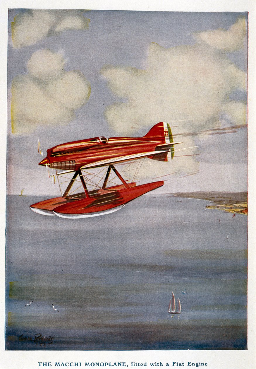Hydravion Macchi monoplano, Troféu Schneider, Settembre 1929 de Unbekannt
