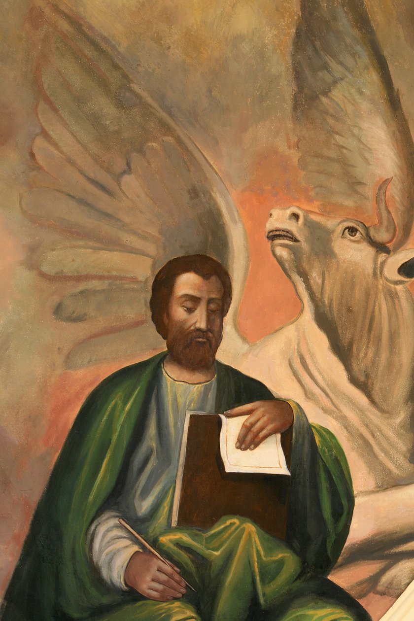 Ícone no mosteiro de Aghiou Pavlou no Monte Athos Saint Luke Grece de Unbekannt