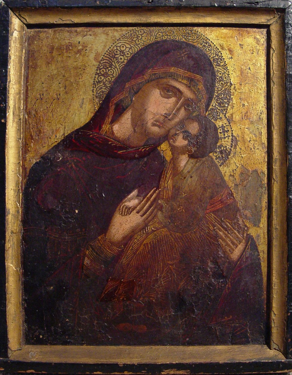 Ícone com a Virgem e o Menino, c. 1500. de Unbekannt