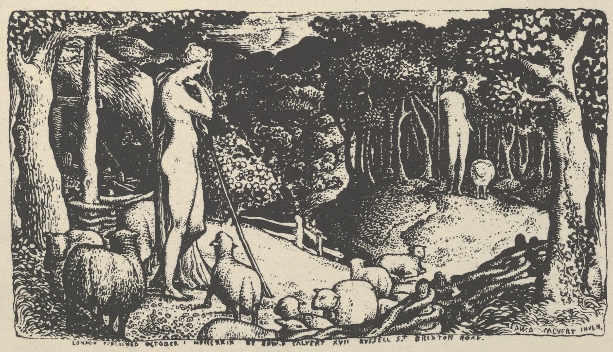 Ideal Pastoral Life reproduzido para as Memórias de Calvert, 1904. de Unbekannt
