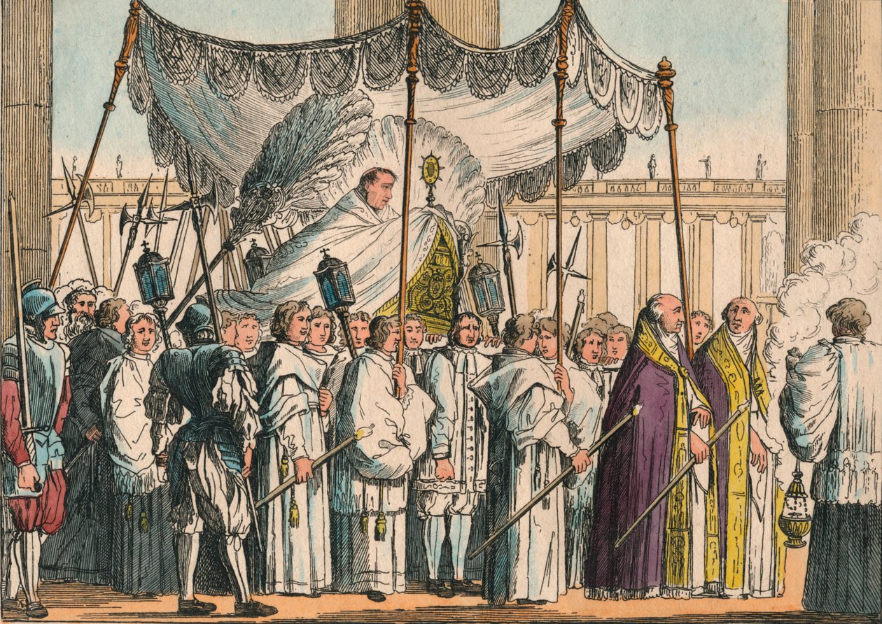 O Sumo Pontífice Leão XII, c1824. de Unbekannt