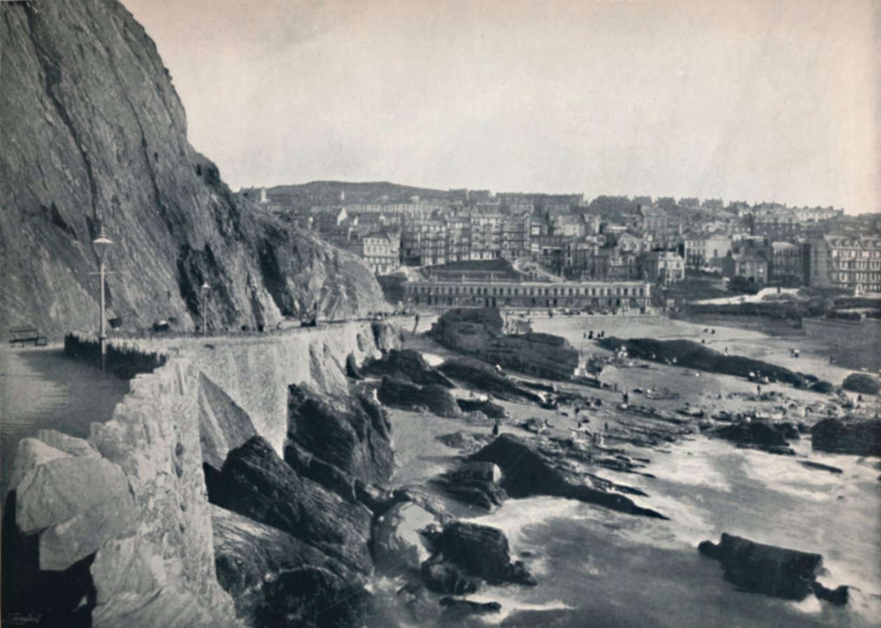 Ilfracombe - Vista Geral, Mostrando a Capstone Parade, 1895 de Unbekannt