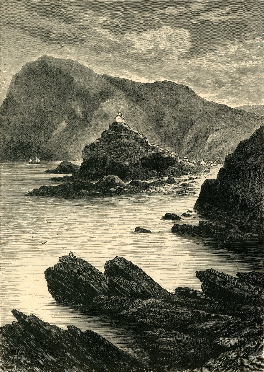 Ilfracombe - vista das rochas na base do Capstone, 1898. de Unbekannt