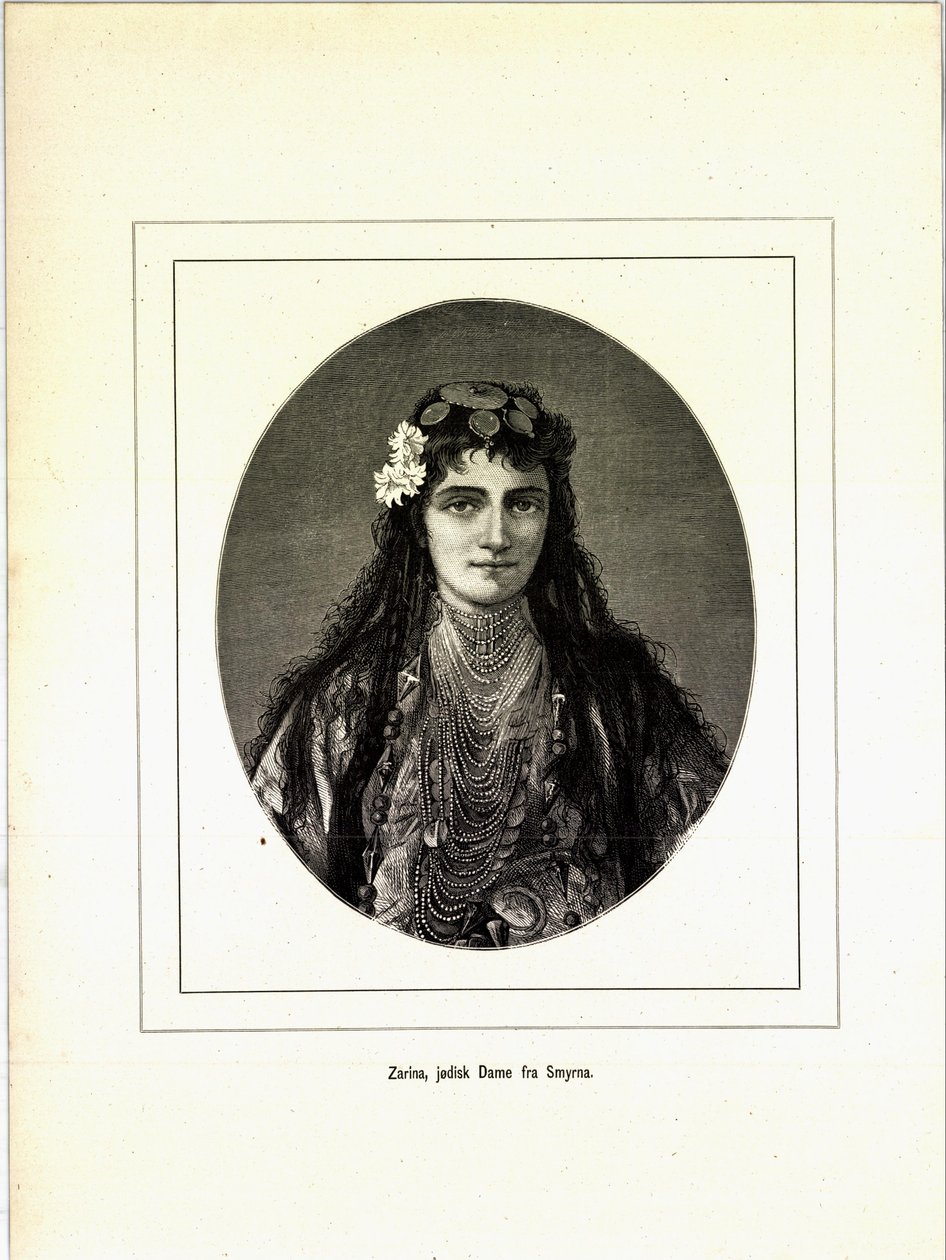 Ilustração retirada do livro Brogede rejsebilleder de Jerichau-Baumann, Elisabeth e publicado por Forlagsbureauet (Copenhagen, 1881) de Unbekannt