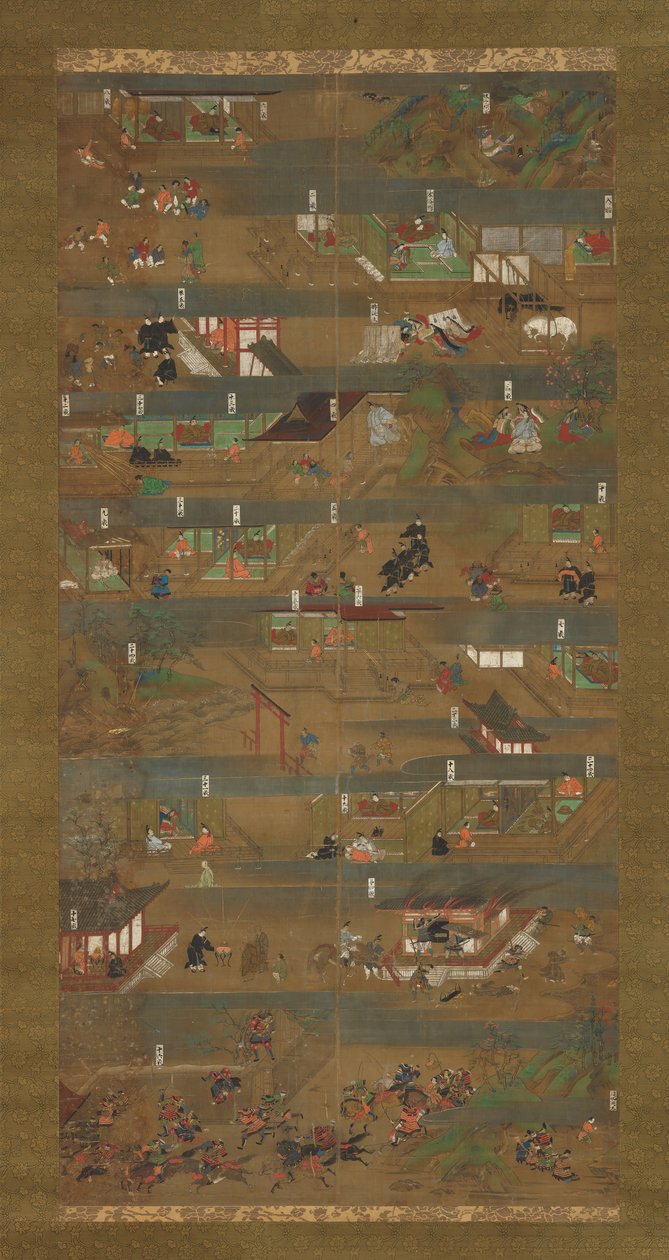 Biografia ilustrada do príncipe Shotoku Shotoku Taishi e-den, século XIV. de Unbekannt