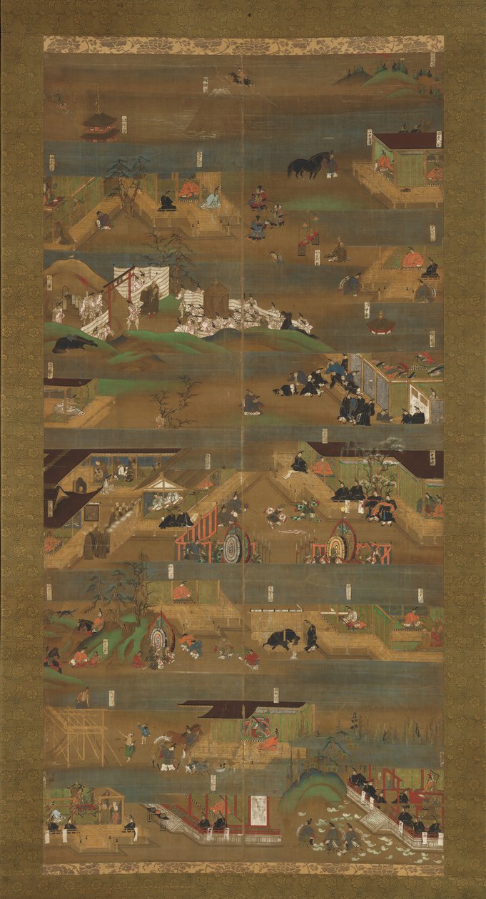 Biografia ilustrada do príncipe Shotoku Shotoku Taishi e-den, século XIV. de Unbekannt