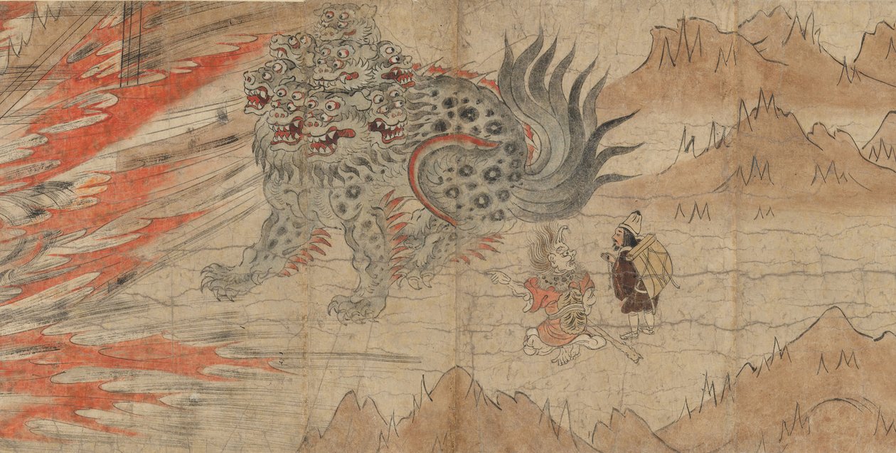 Lendas ilustradas do Santuário Kitano Tenjin Kitano Tenjin engi emaki, final do século XIII. de Unbekannt