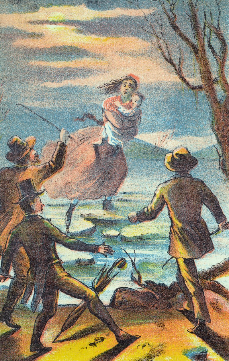 Ilustração de um cartaz publicitário de uma produção teatral de Uncle Tom