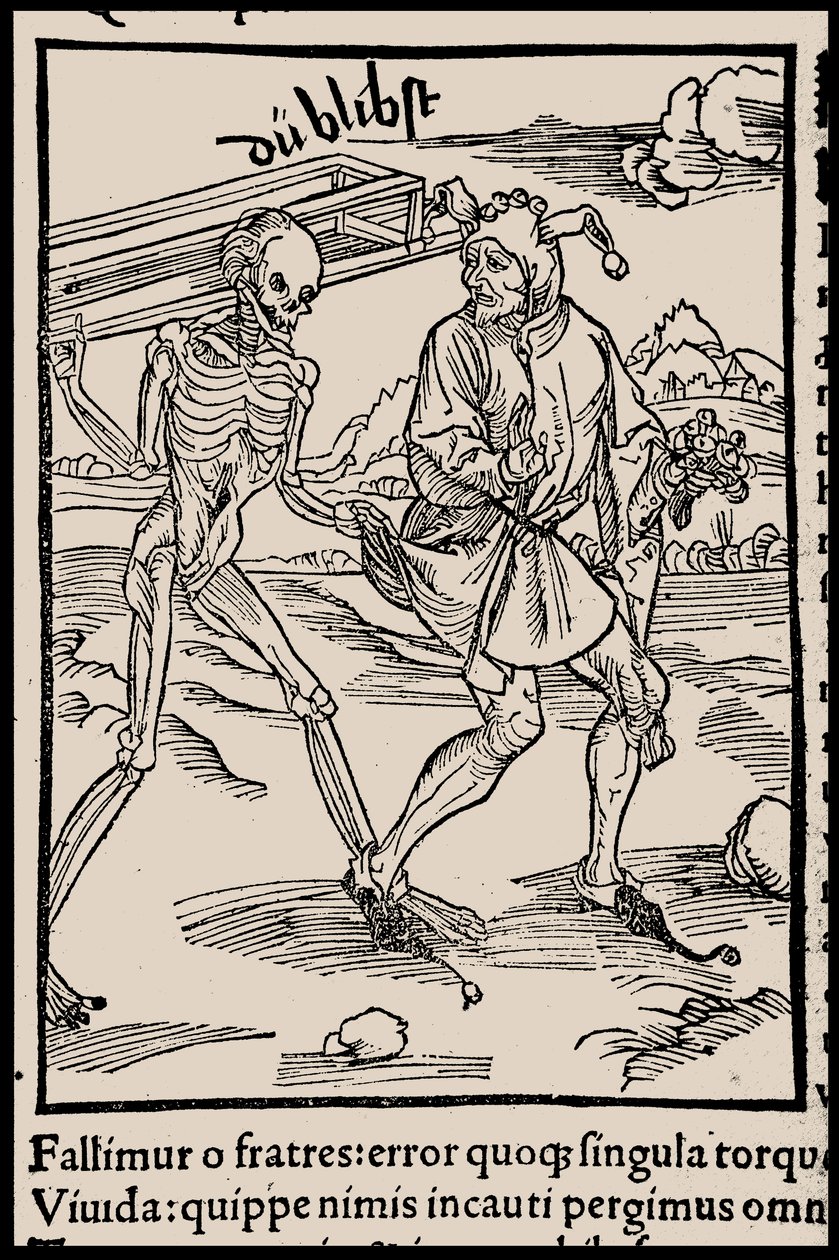 Ilustração do livro Ship of Fools, de Sebastian Brant, 1497. de Unbekannt