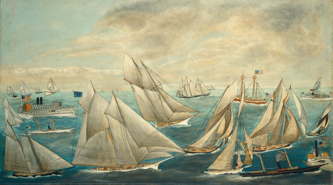 Regata Imaginária dos Vencedores da Copa da América, 1889 ou depois. de Unbekannt