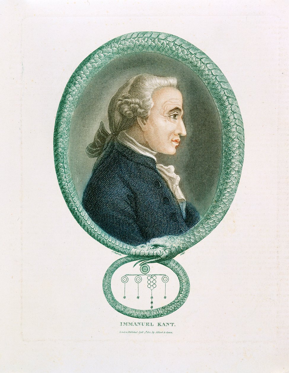 Immanuel Kant, filósofo alemão, 1812 de Unbekannt