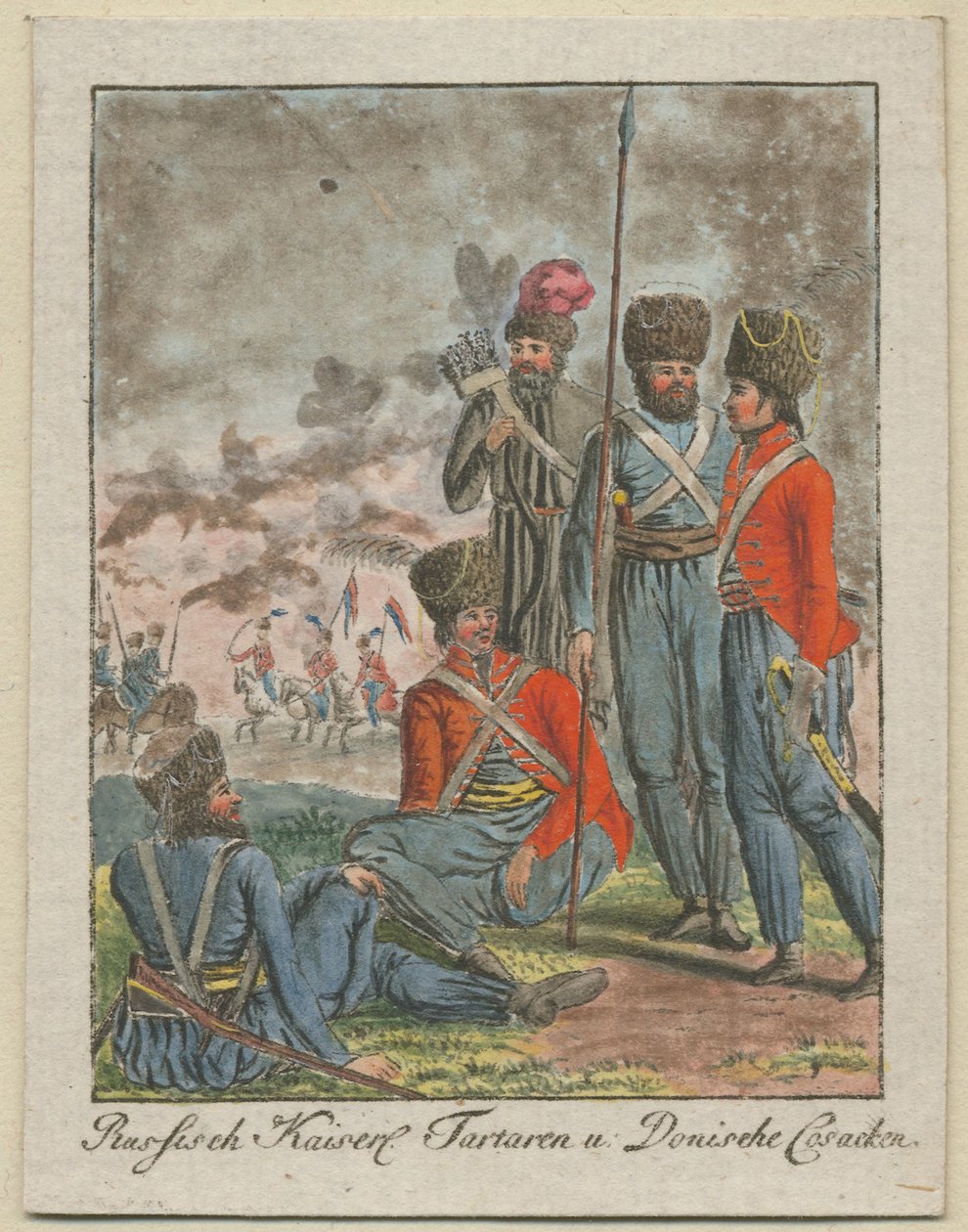 Cossacos imperiais russos, 1799 de Unbekannt