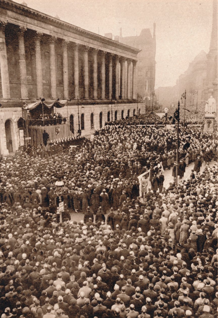 Em Birmingham: Rei Edward VIII. proclamado na segunda maior cidade da Inglaterra, 1936 de Unbekannt