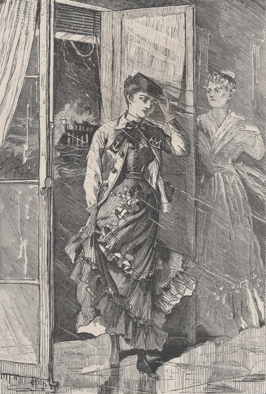 In Came a Storm of Wind, Rain and Spray - e Portia The Galaxy, An Illustrated..., dezembro de 1869. de Unbekannt