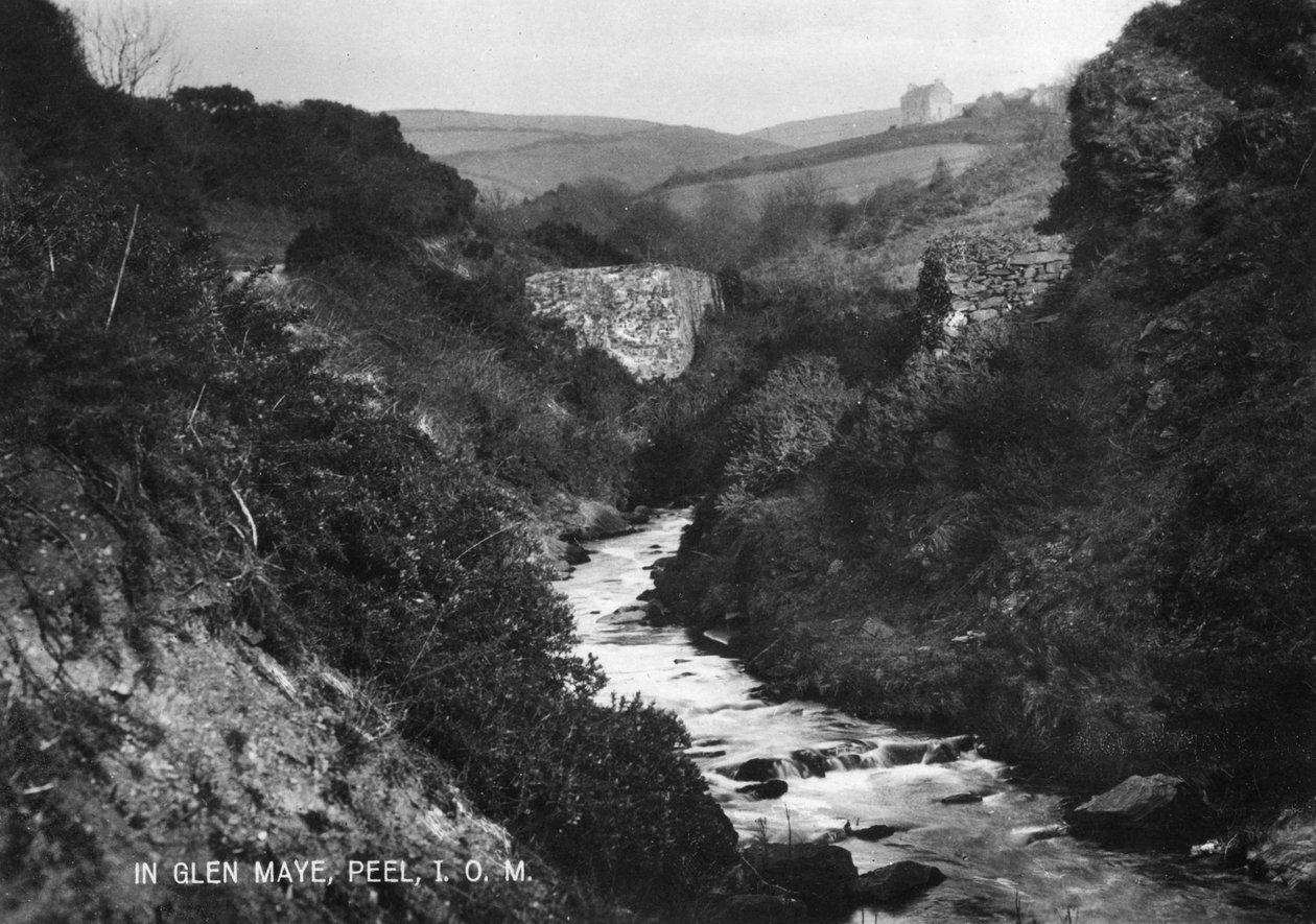 Em Glen Maye, Peel, Ilha de Man, século XX de Unbekannt