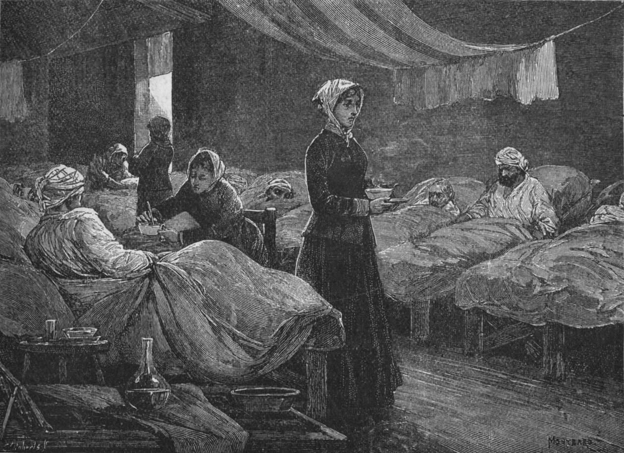 No Hospital de Scutari, c1880, 1902 de Unbekannt
