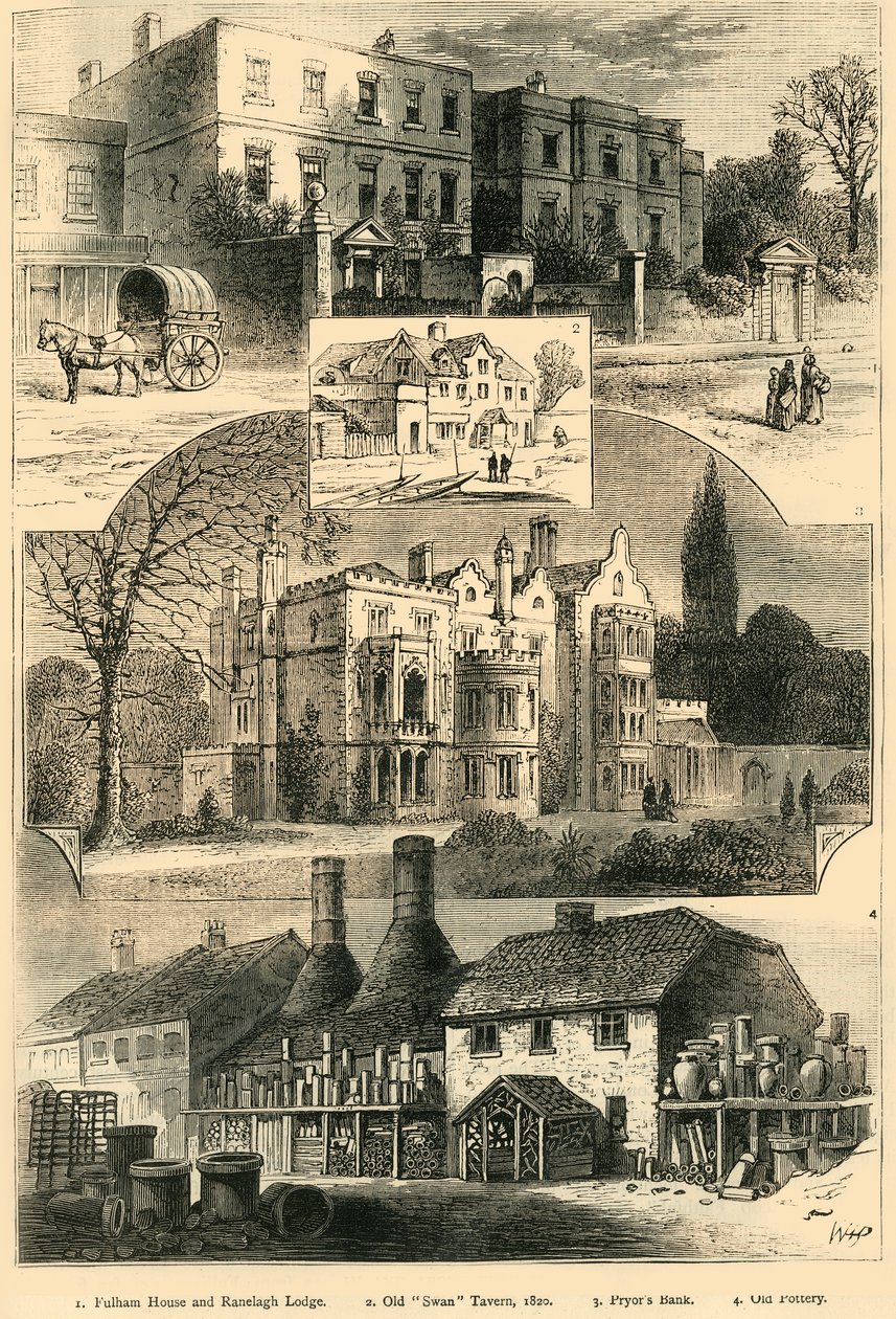 Dentro e Fora de Fulham, c1878. de Unbekannt