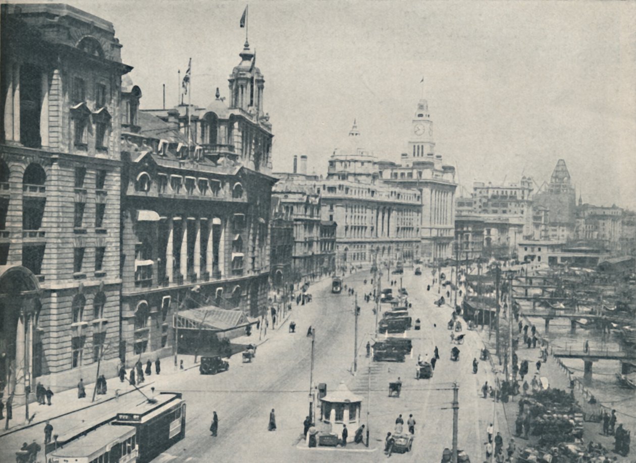 No Bund O estrangeiro empreendedor veio para ficar, c1935 de Unbekannt