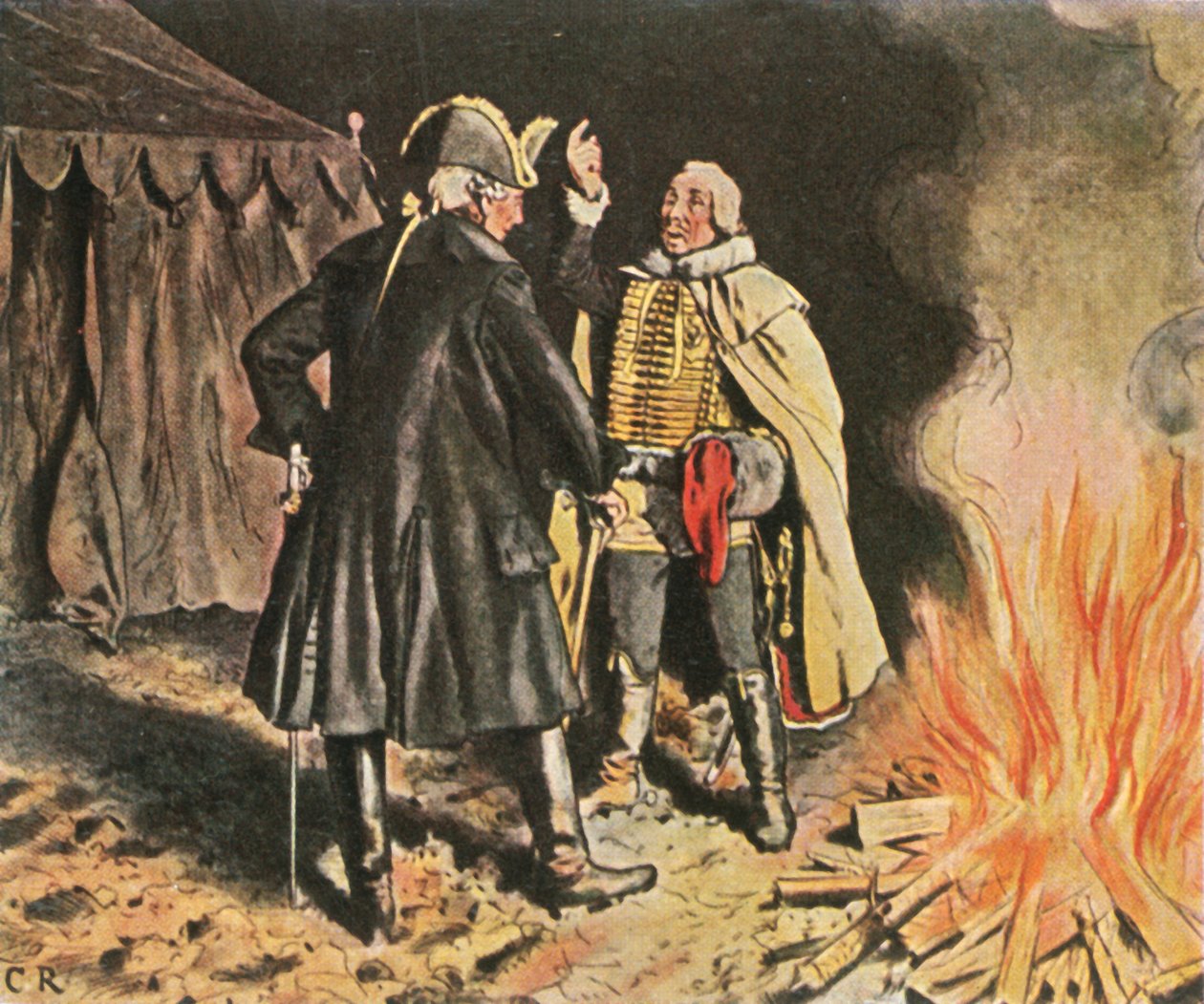 No campo de Bunzelwitz, setembro de 1761, 1936. de Unbekannt
