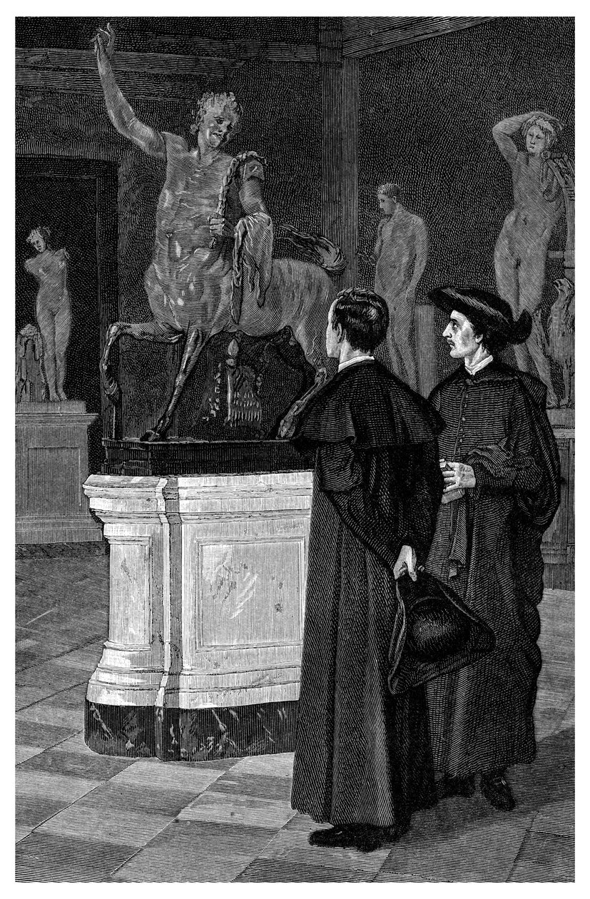Na Galeria de Escultura, 1882 de Unbekannt