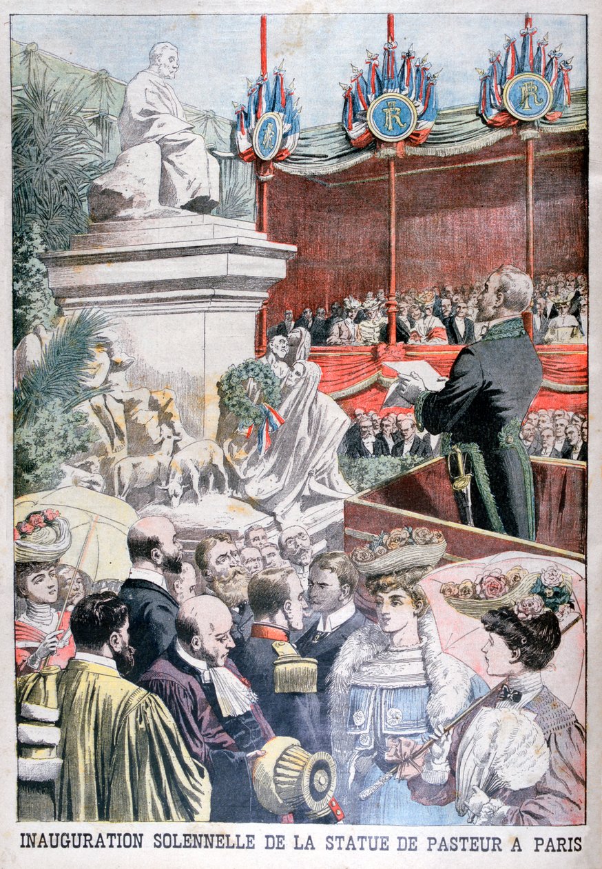 Inauguração da estátua de Louis Pasteurs, Paris, 1904 de Unbekannt