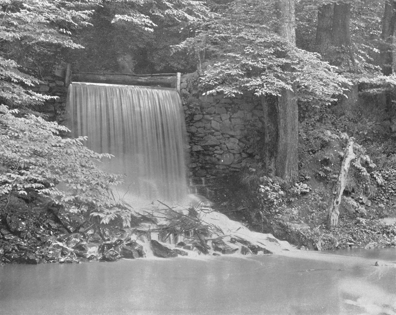 Independence Falls, em Darby Creek, perto de Filadélfia, EUA, c1900. de Unbekannt