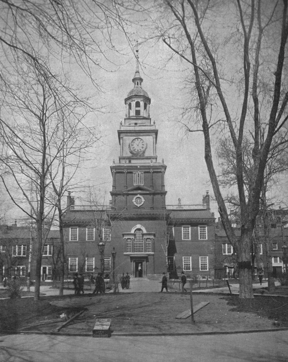 Independence Hall, Filadélfia, EUA, c1900. de Unbekannt