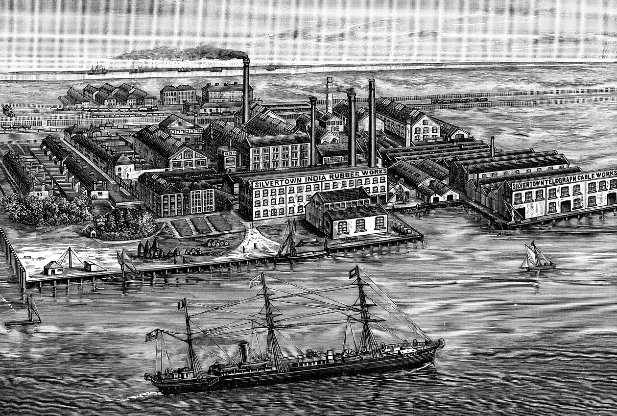 Fábrica da India Rubber, Gutta Percha & Telegraph Works Company, Silvertown, Londres, 1887 de Unbekannt
