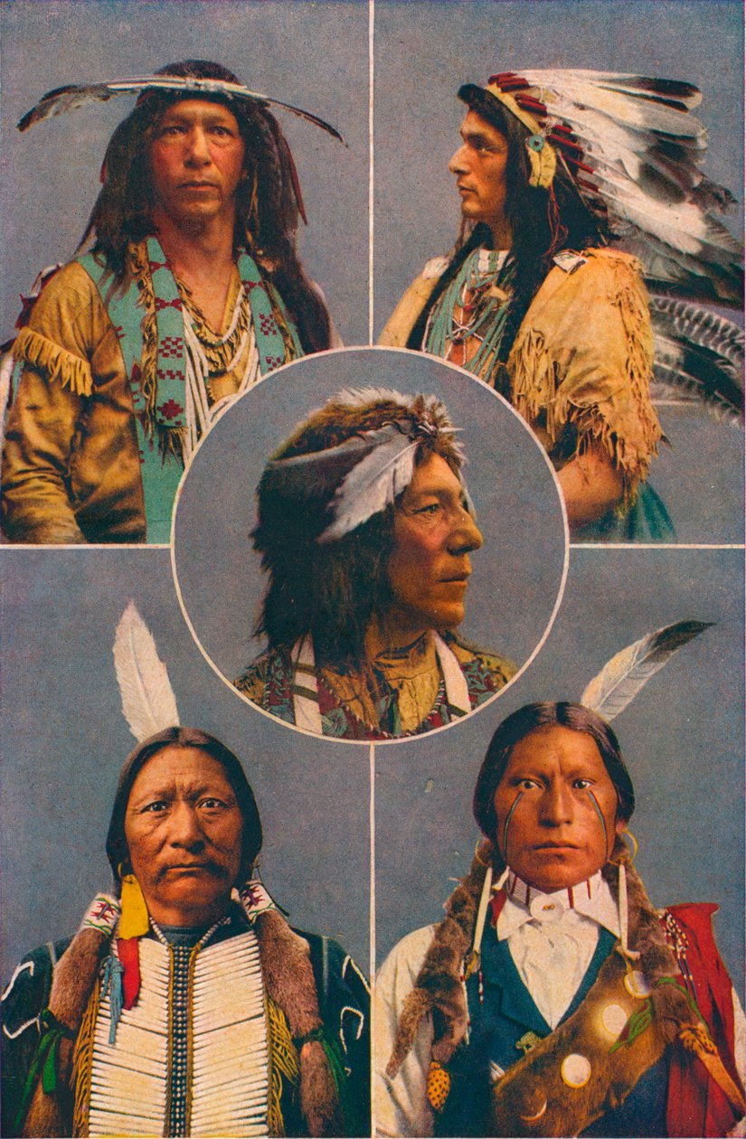 Tipos indianos da América do Norte, 1909 de Unbekannt