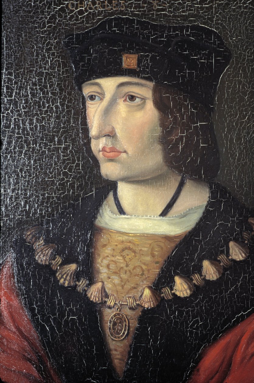 Indre & Loire N* 184 - Chateau de Loches - Retrato de Carlos VIII de Unbekannt