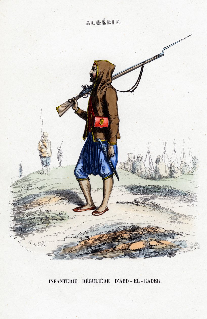 Infantaria de Abd-el-Kader, Argélia de Unbekannt