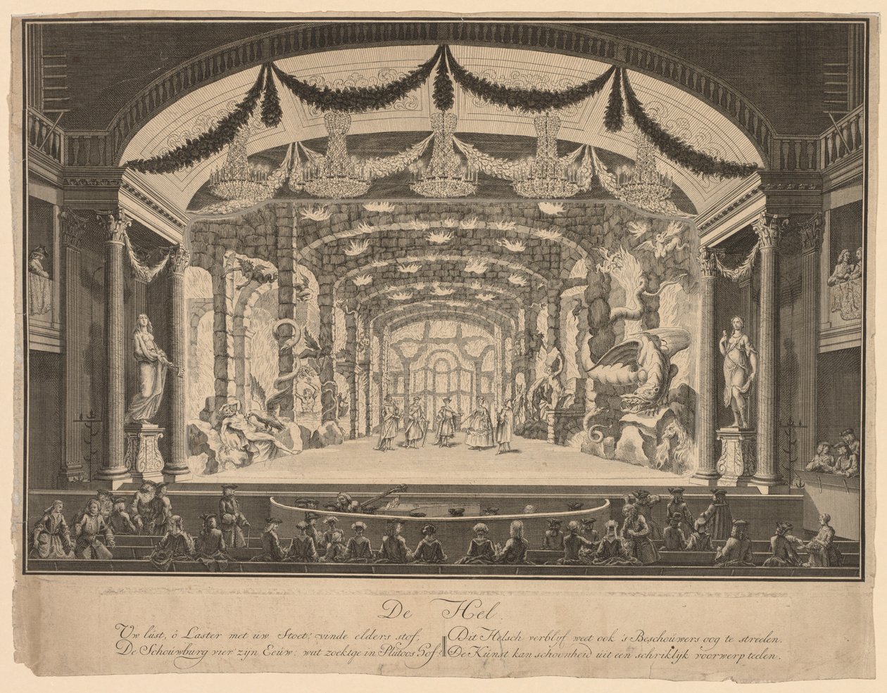 Inferno, década de 1700. de Unbekannt