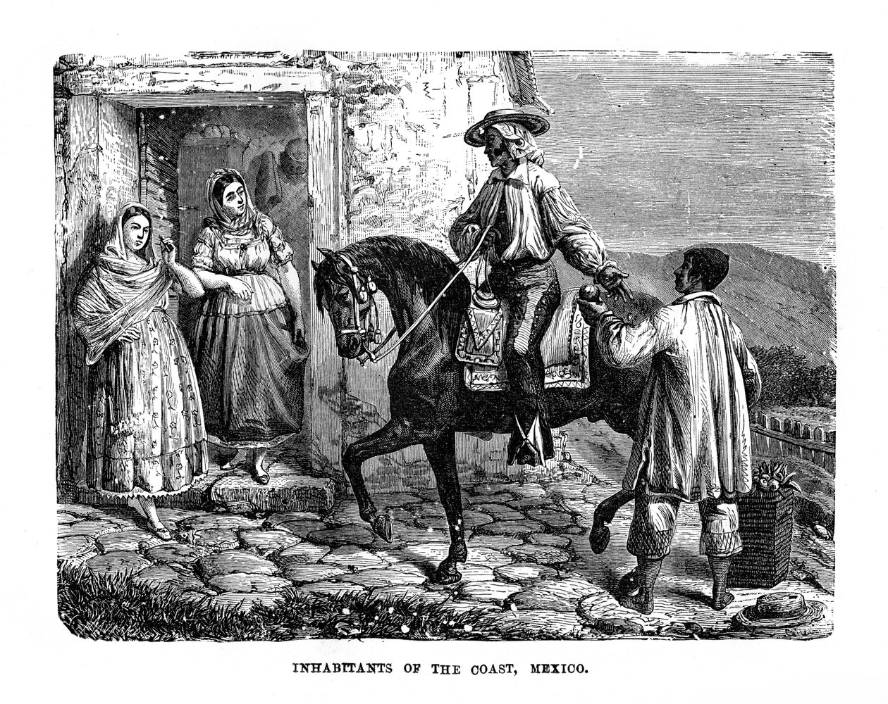 Habitantes da costa, México, 1872 de Unbekannt