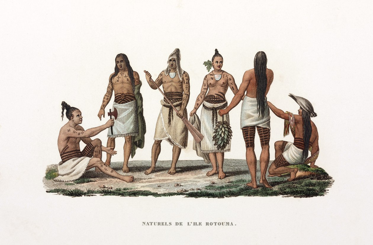 Habitantes da ilha de Rotuma de Unbekannt