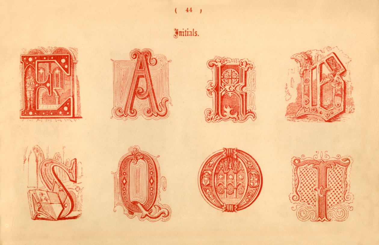 Iniciais, 1862 de Unbekannt
