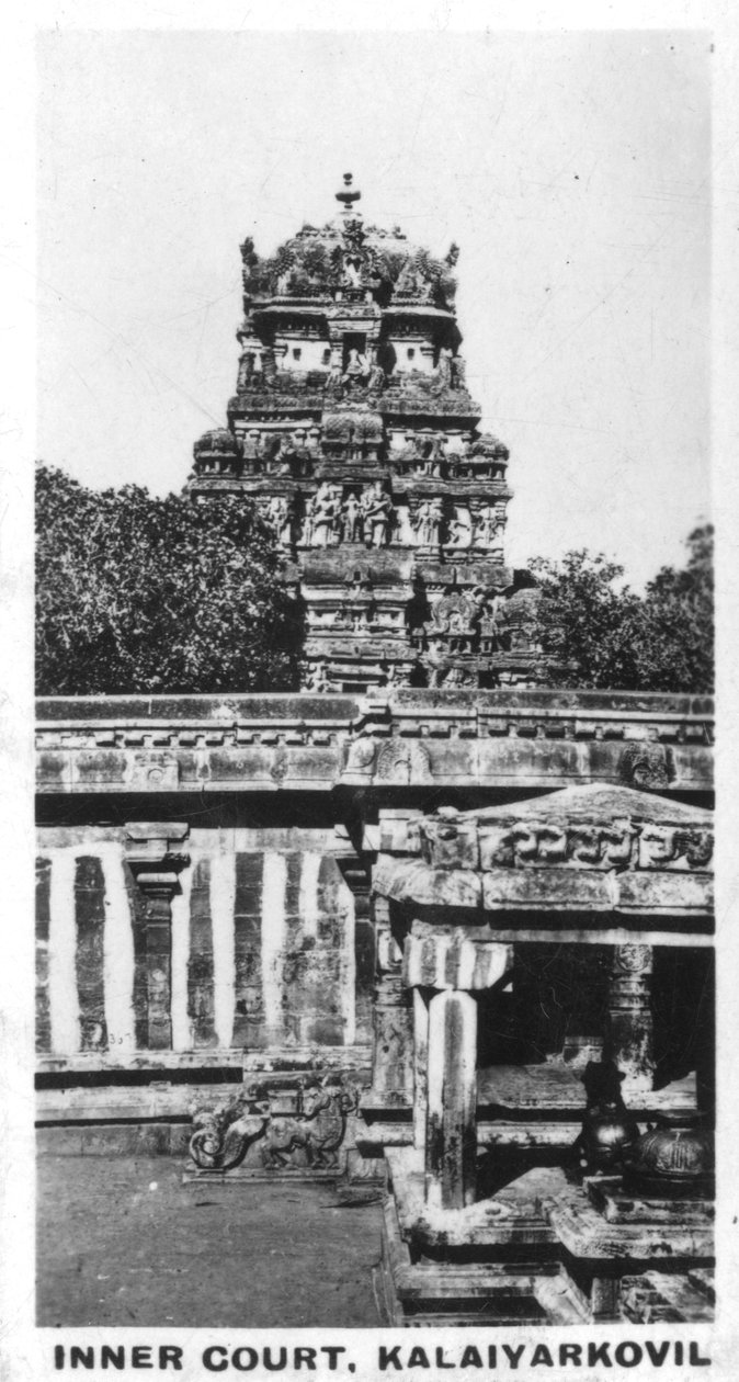 Tribunal interno, Kalaiyarkovil, Índia, c1925 de Unbekannt