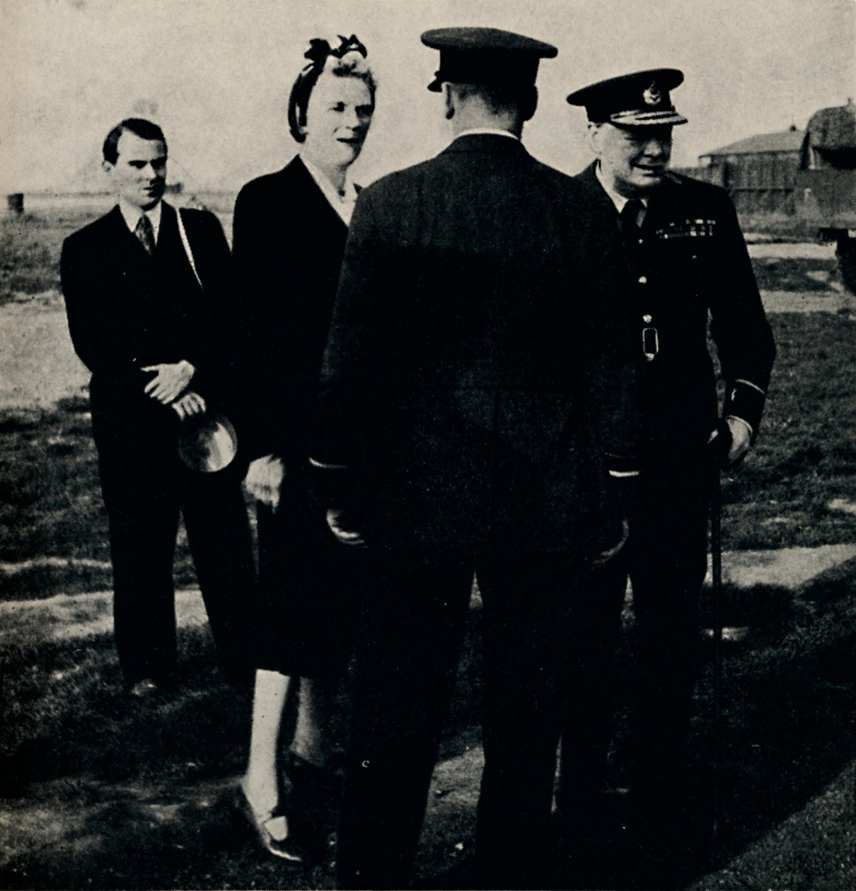 Inspecionando o Estabelecimento da RAF, década de 1940, 1945. de Unbekannt