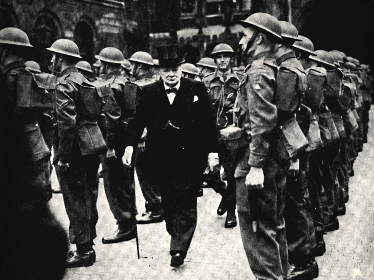 Inspecionando A Guarda Doméstica, 1940, 1945. de Unbekannt